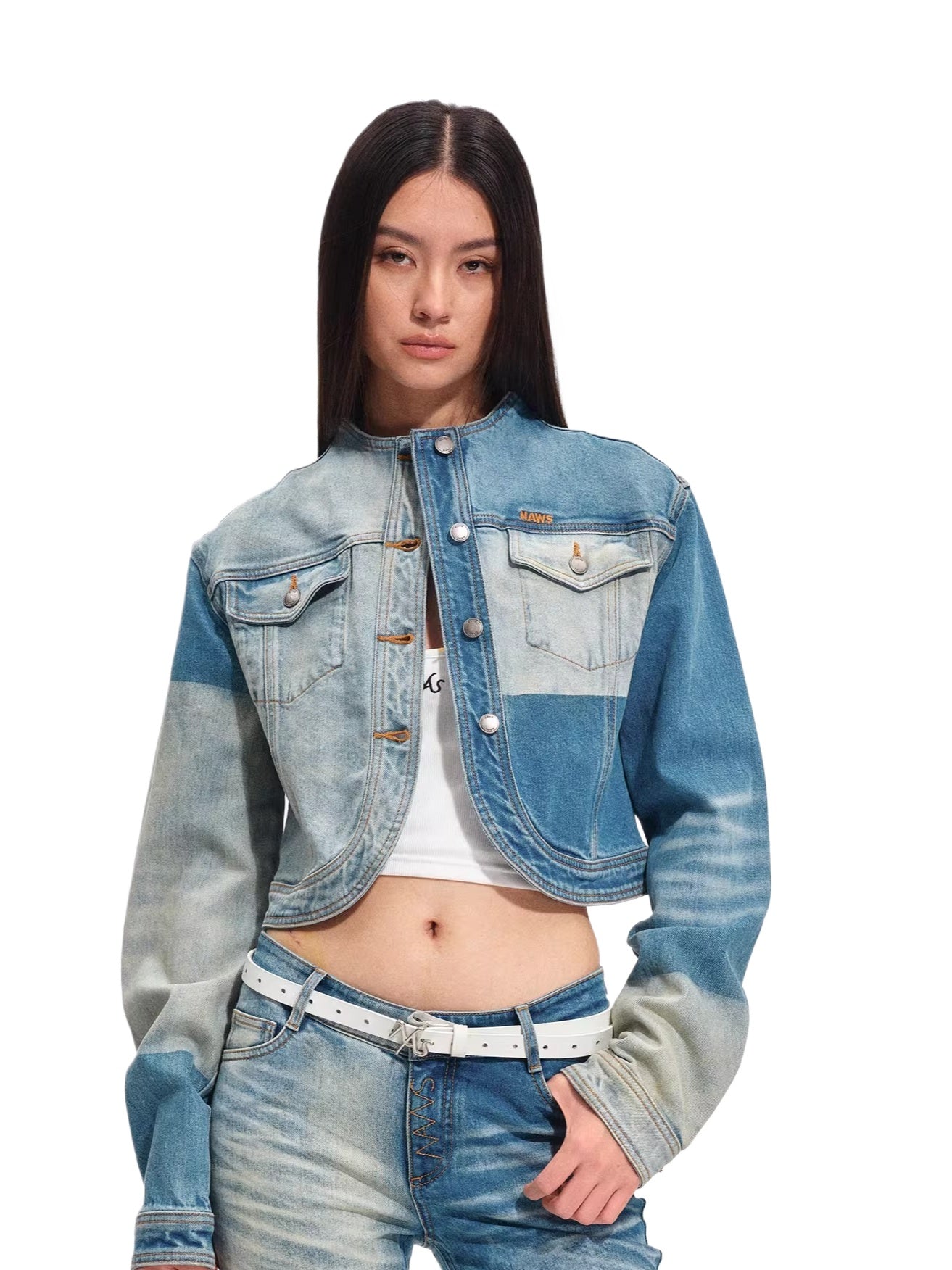 Equestrian Laser Denim Jacket