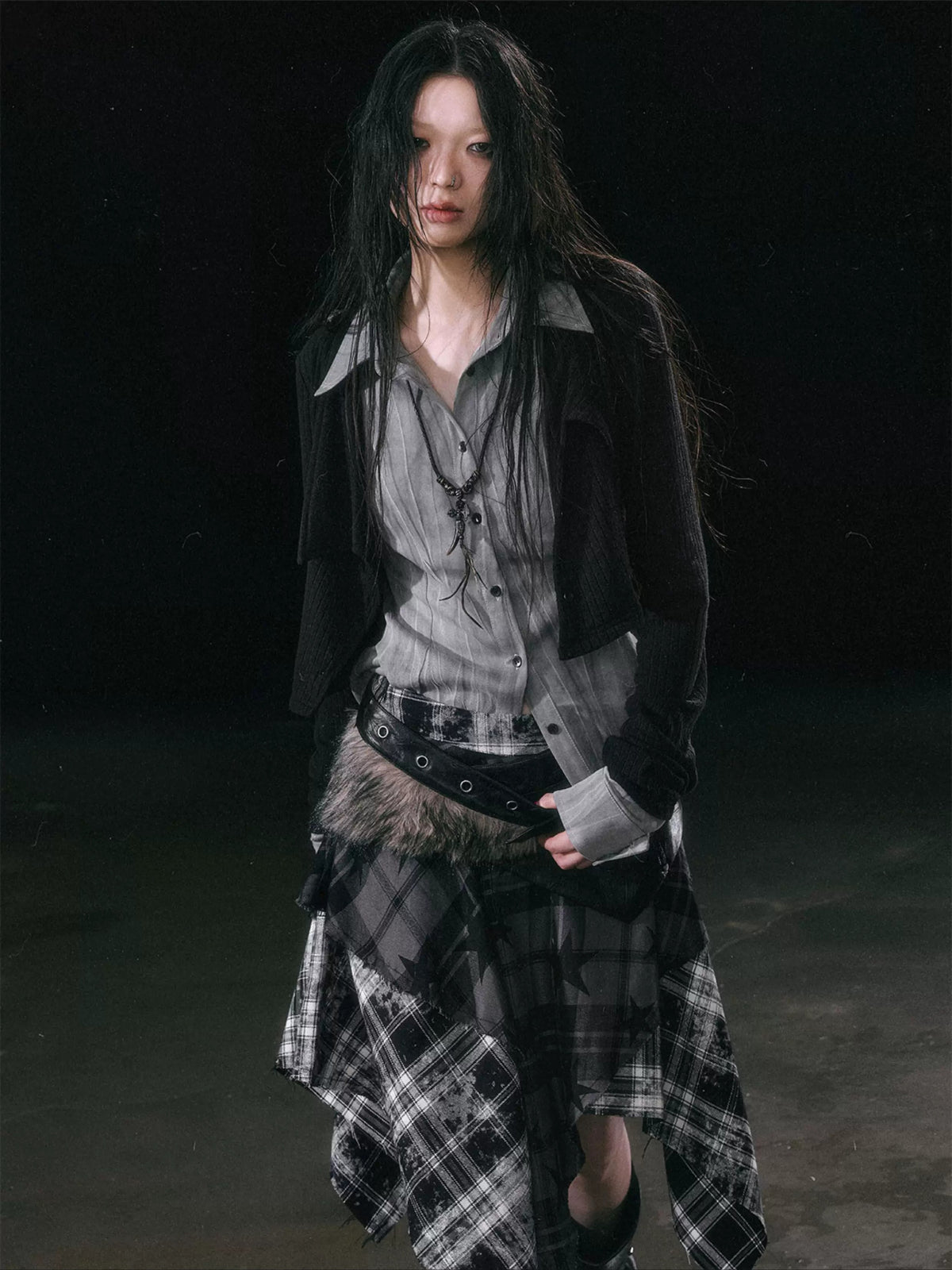 Contrast Layered Shirt