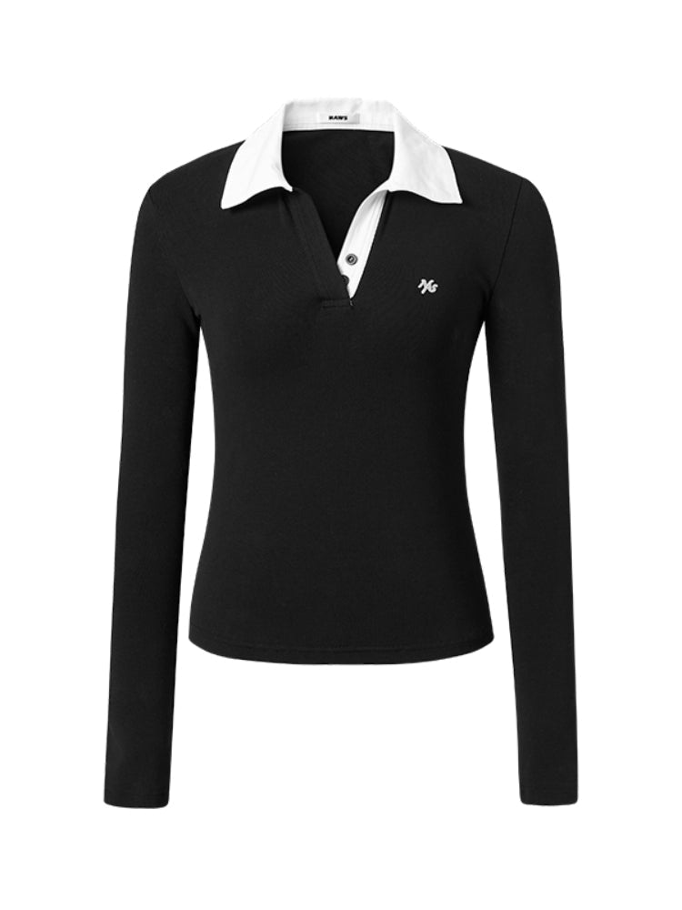 Vintage Slim Fit Black & White Striped T-shirt