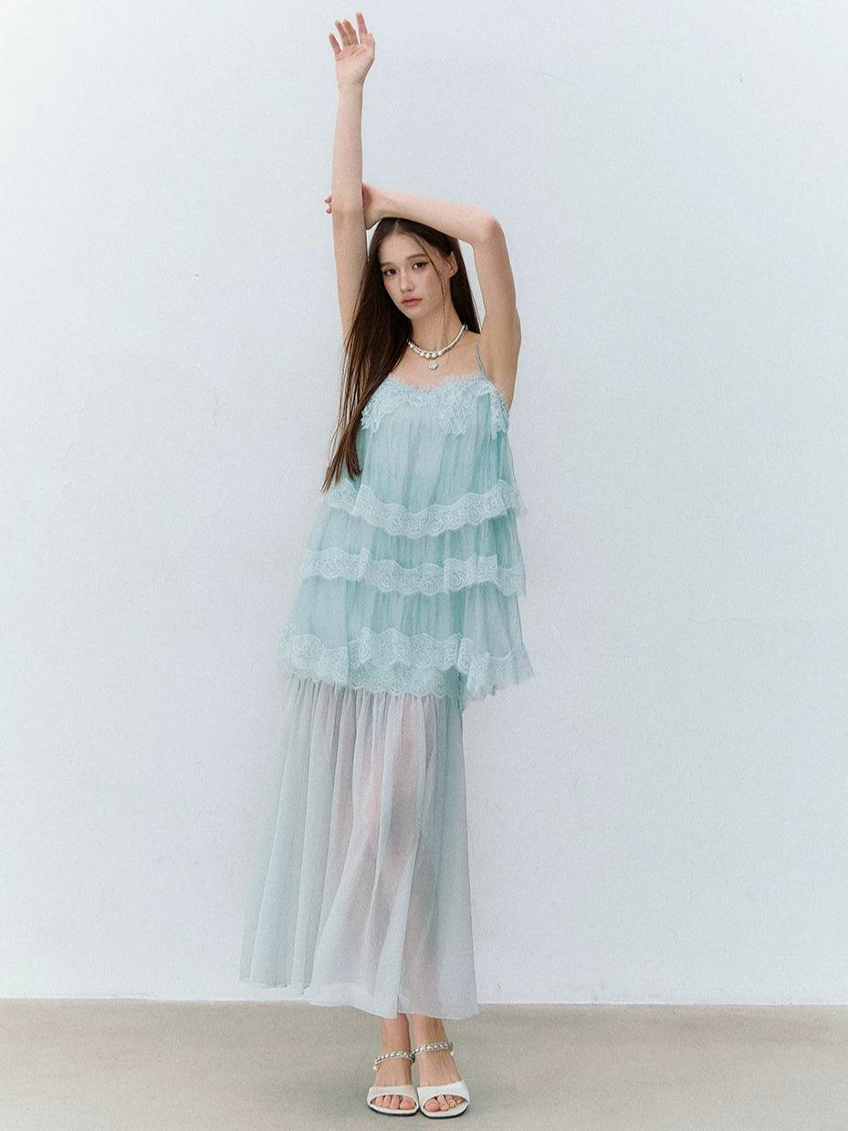 Tiered Lace Cami Set