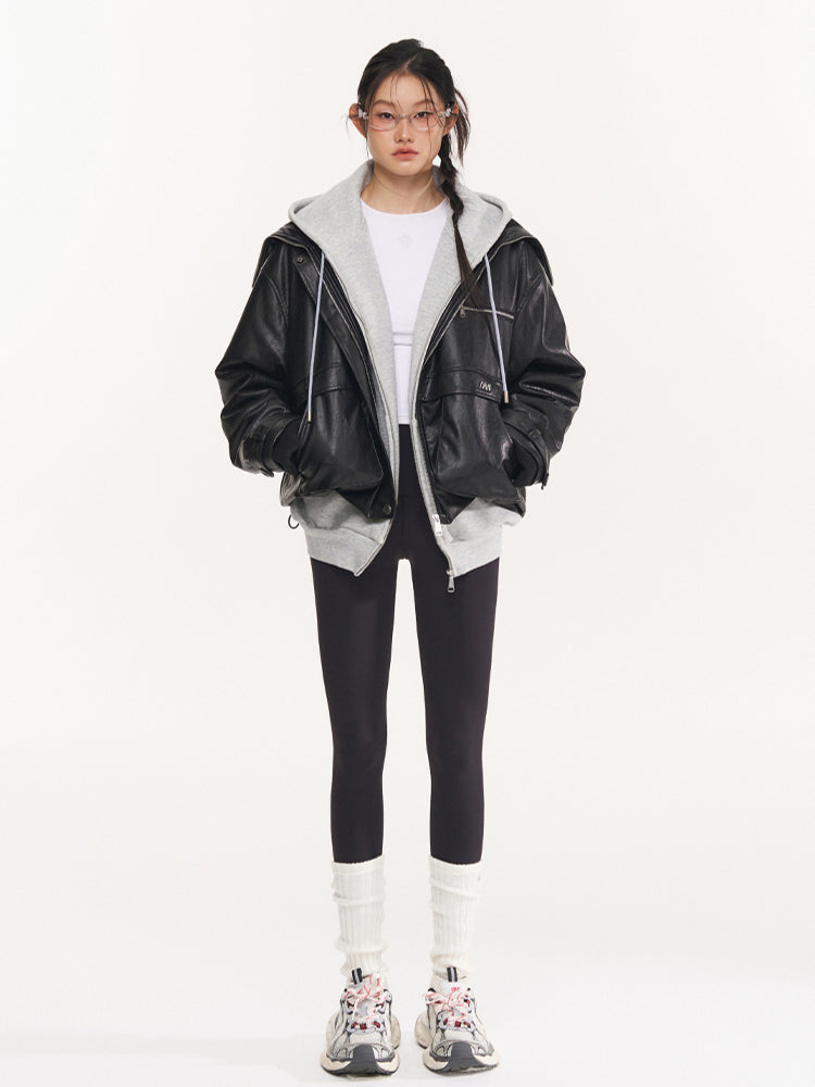 Punk Oversized Motorcycle Jacket