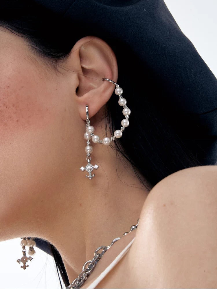 Iris Pearl Earrings