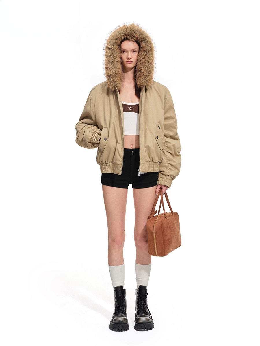 Black Sand Stretch Denim Shorts