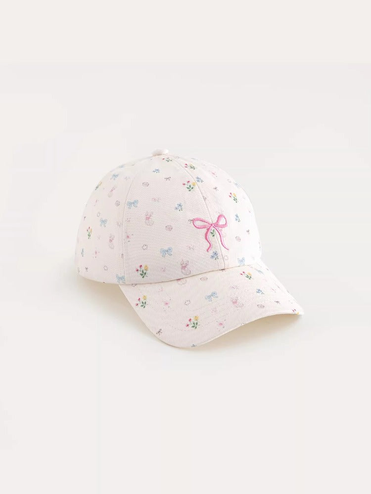 Floral Embroidered Cap