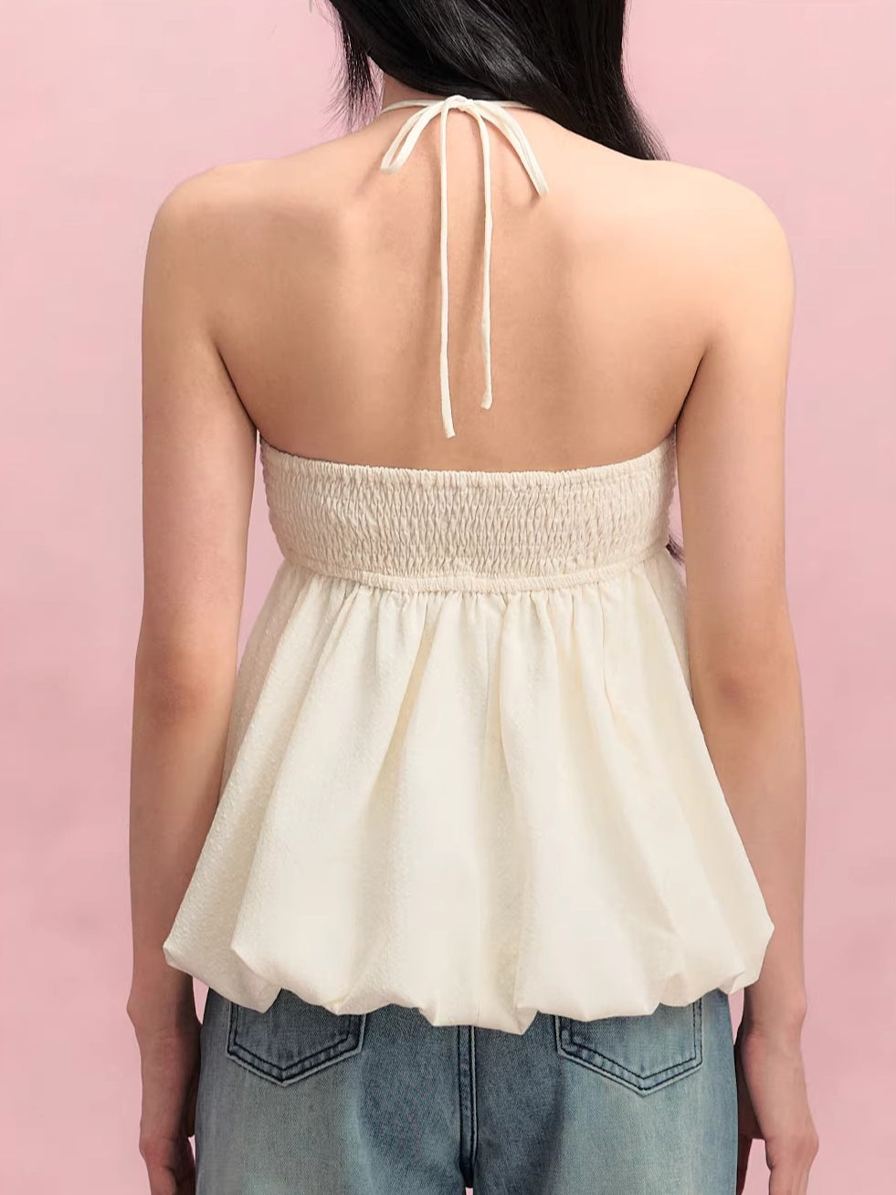 Halter Ruched Camisole
