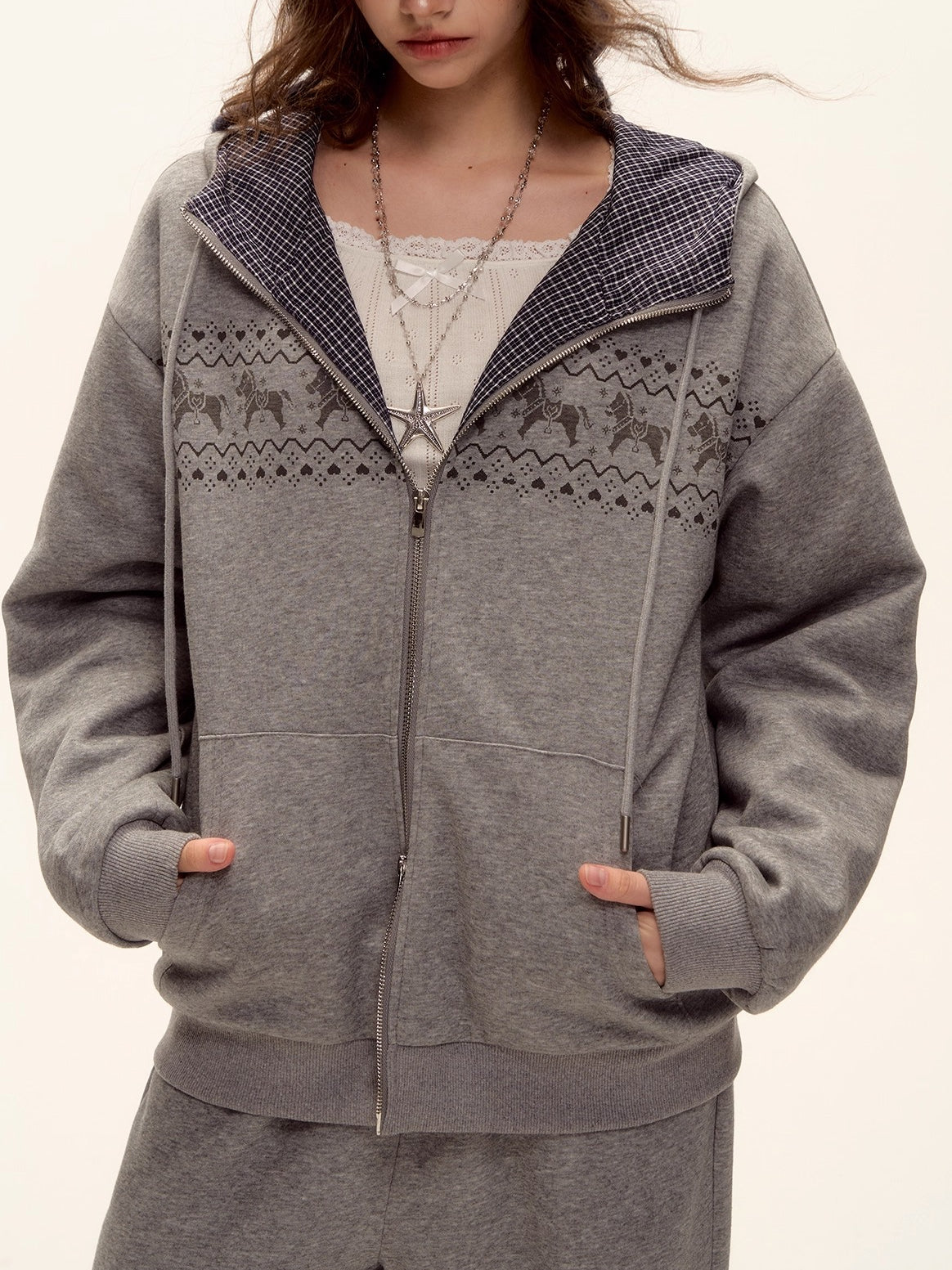 Fair Isle Hoodie Set