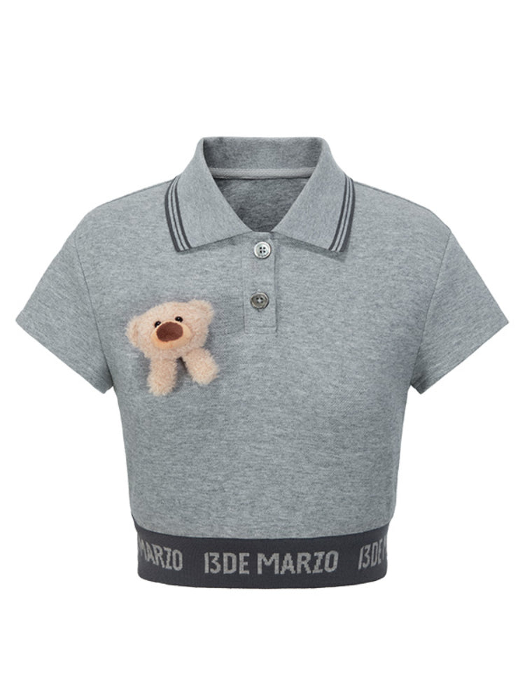Short-fitting Polo T-shirt