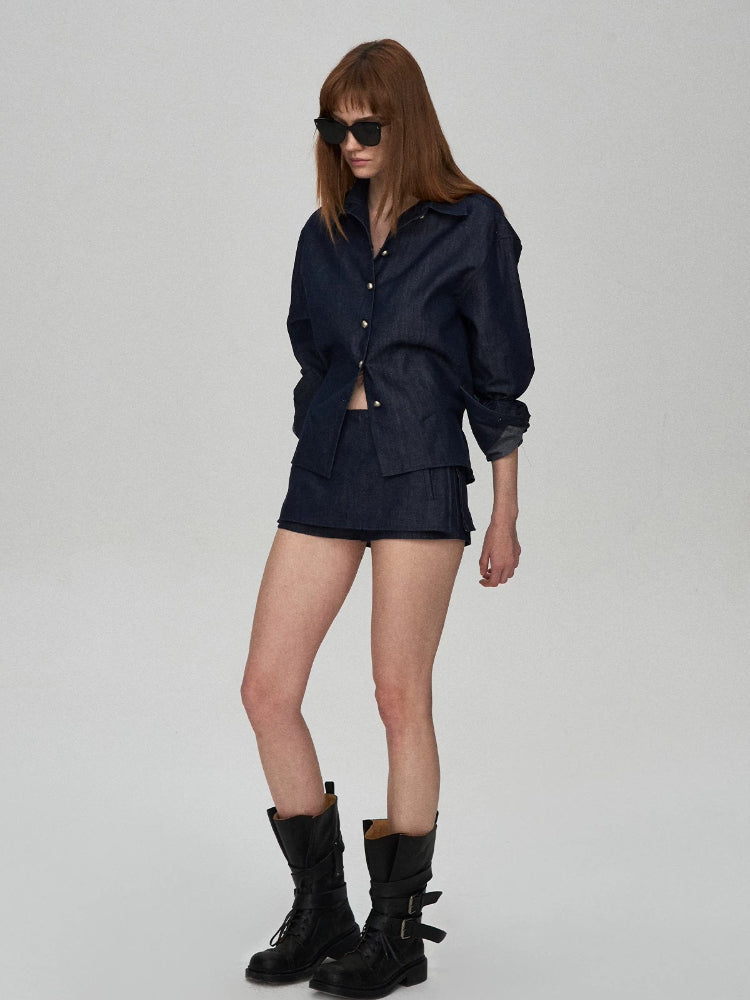 Lyocell Linen Mini Skort
