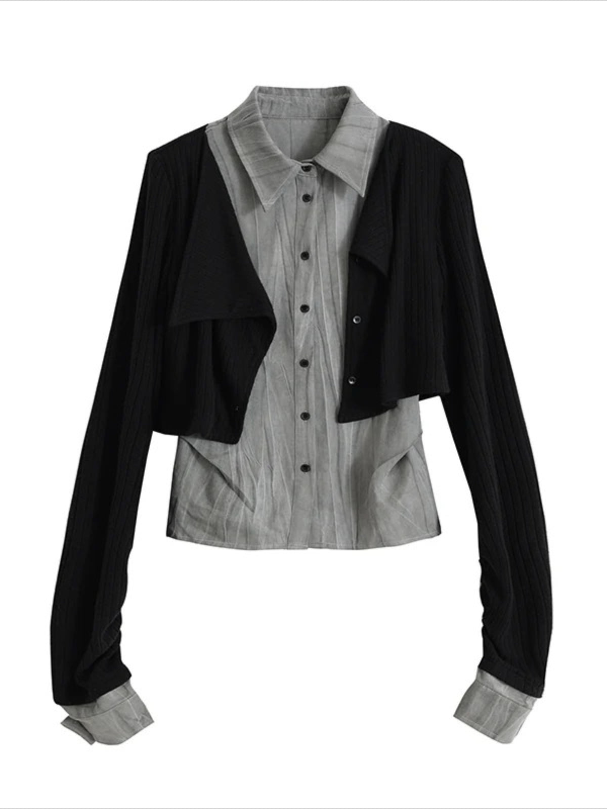 Contrast Layered Shirt