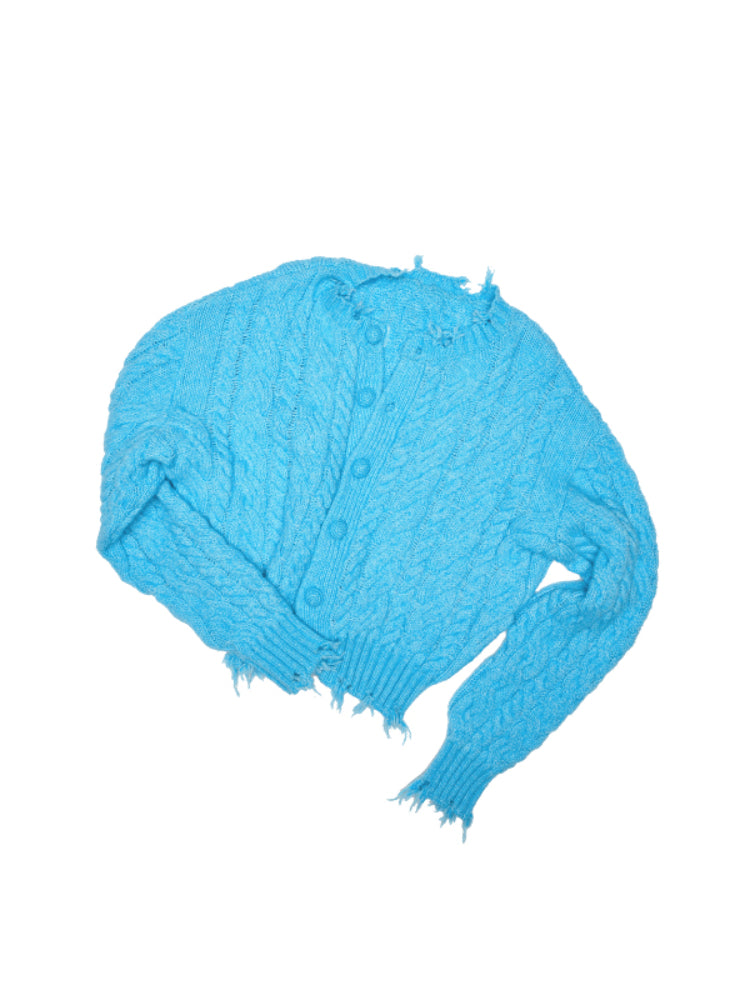 Cable Knit Cardigan & Skirt Set