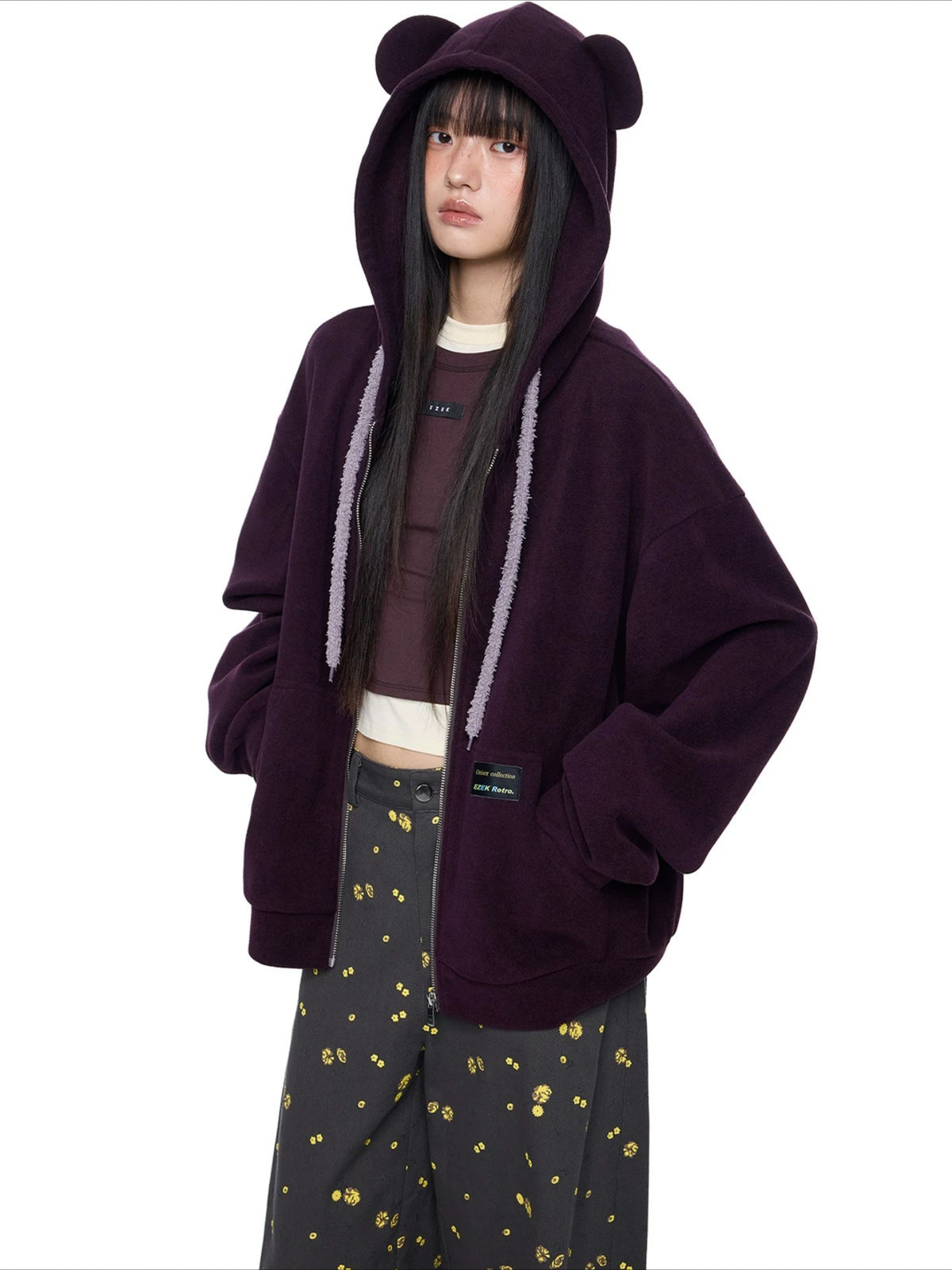 Bear Ear Hoodie Jacket