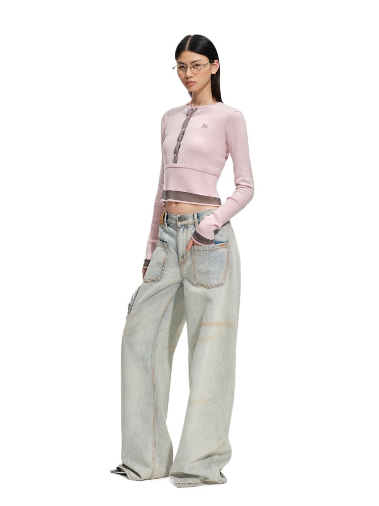 Norman Wool-Blend Layered Knit T-Shirt