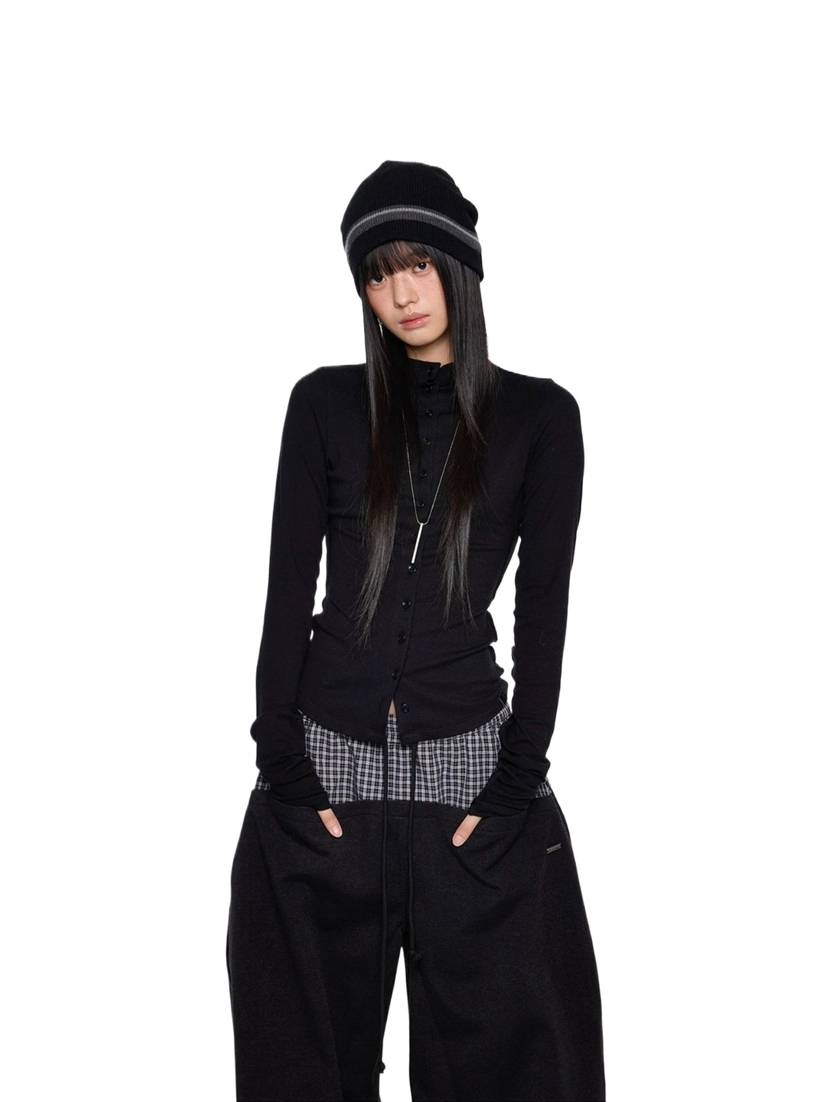 Lightweight Ruched Long Sleeve Top