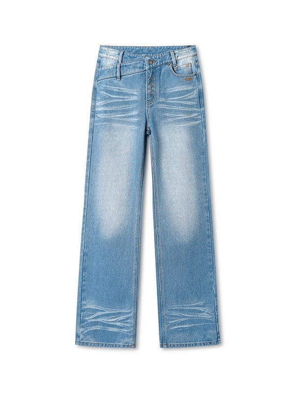 N2 Smile V-Waist Straight Jeans