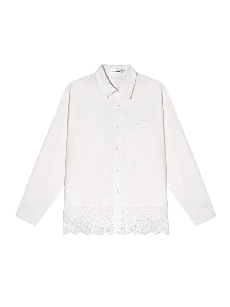 Embroidered Polo Cotton Shirt