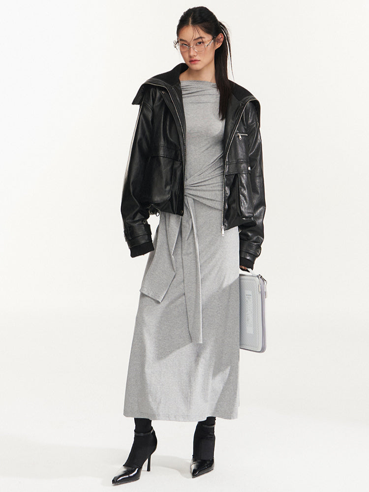 Punk Oversized Motorcycle Jacket