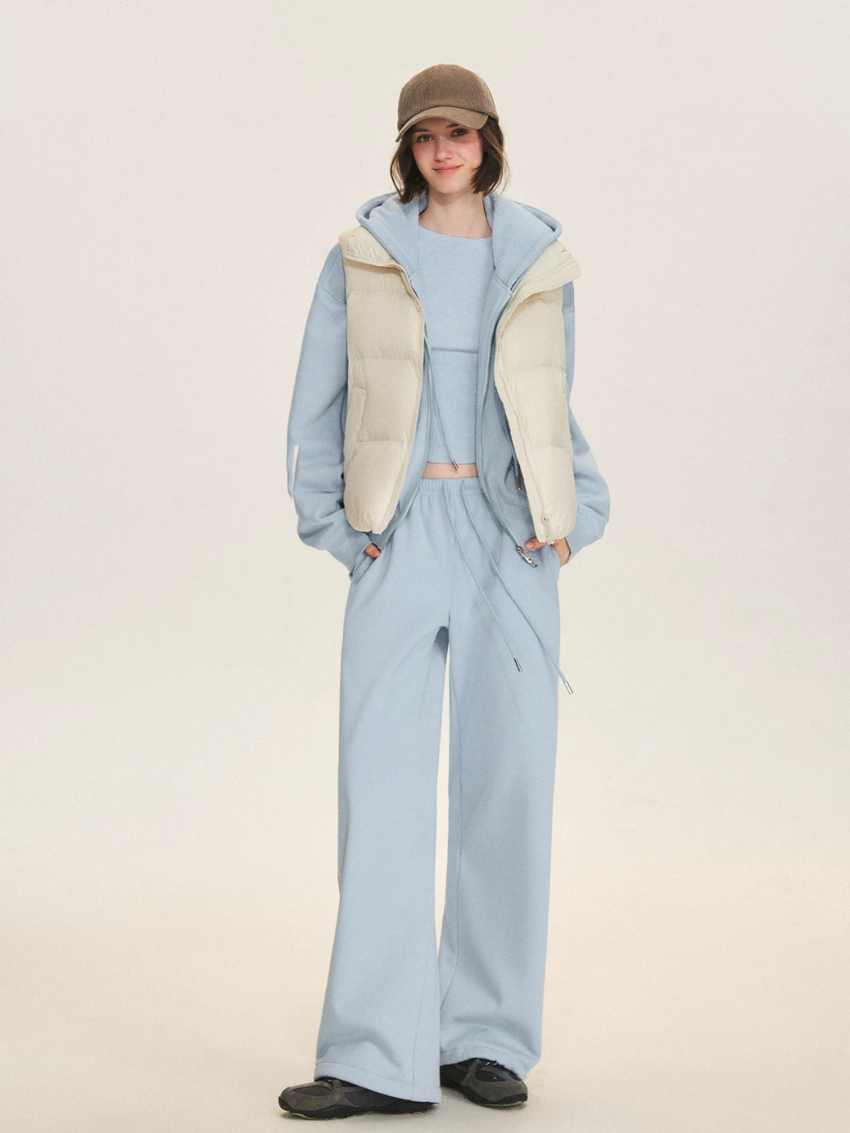 Fleece Hooded Three Piece Set
