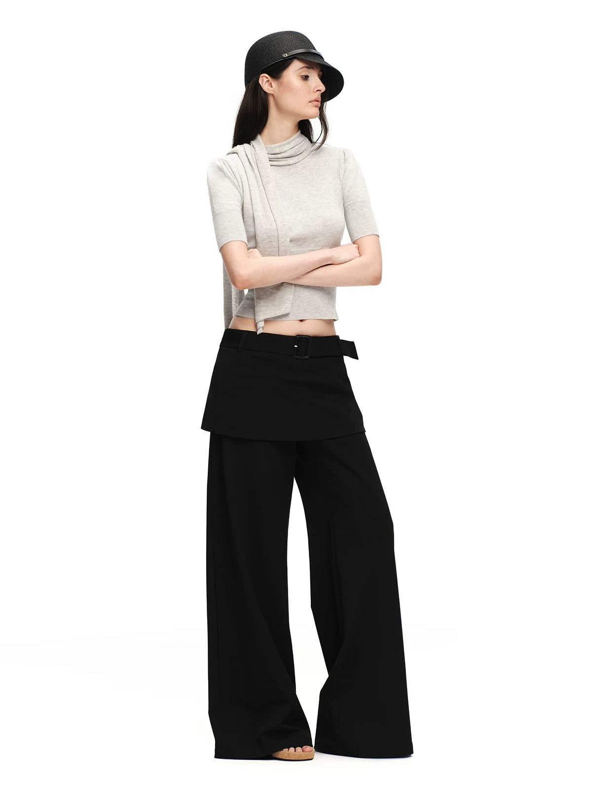 Layered Suit Pants