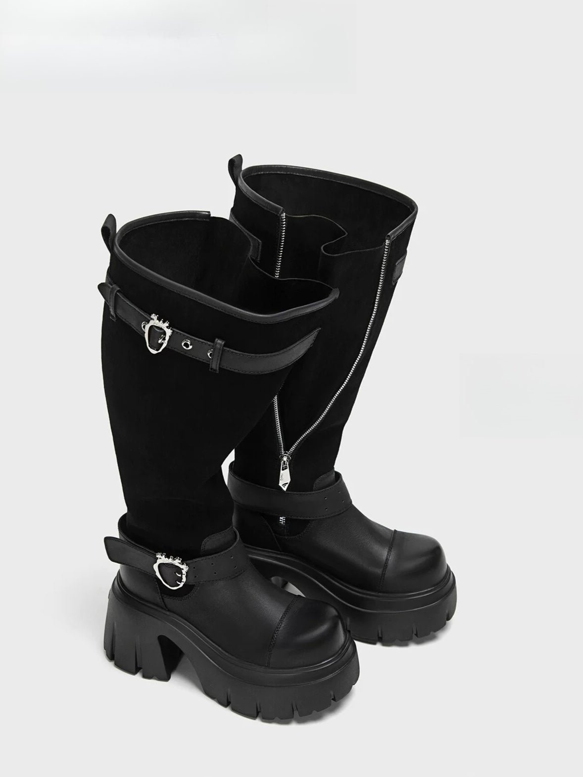 Platform Riding Boots