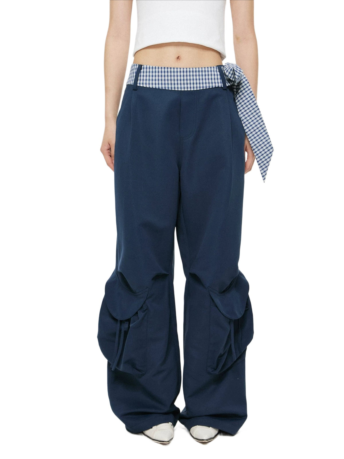 Pocket Pleated Cargo Pants
