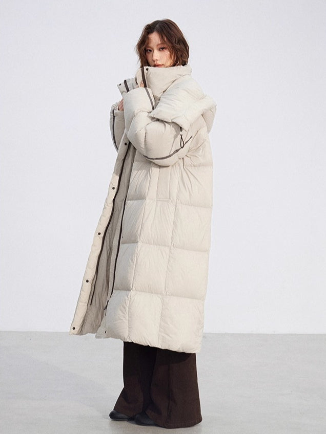 Hooded Long Down Coat