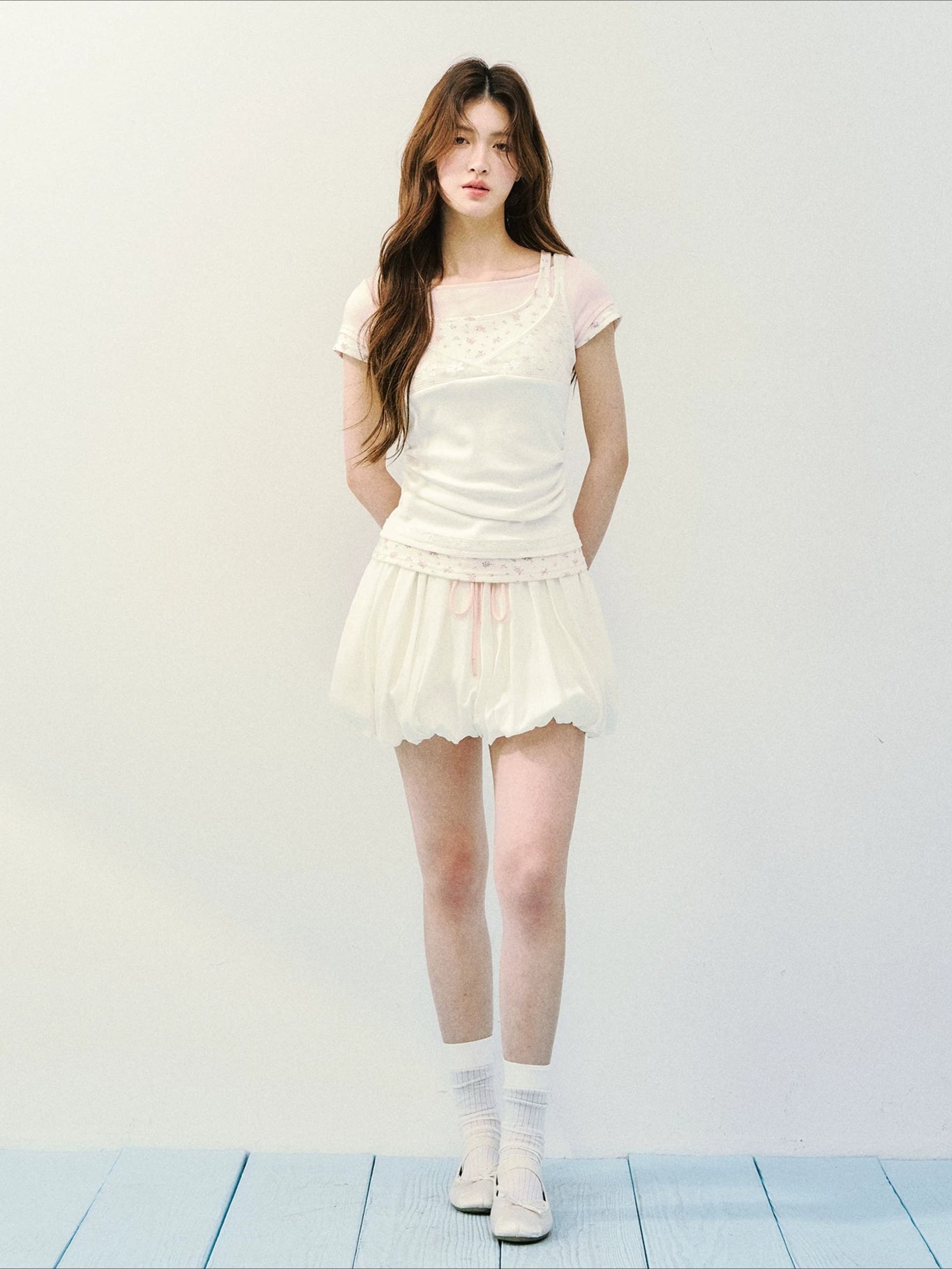 Lace Layered Knit Tee