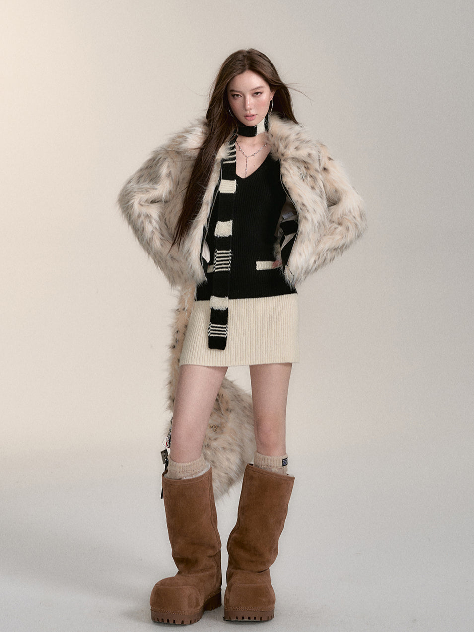 Faux Fur Coat