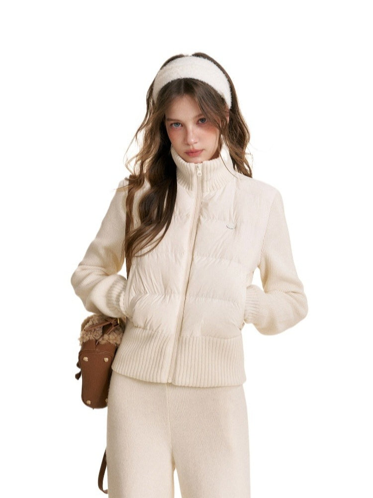 Wool Knit Down Jacket