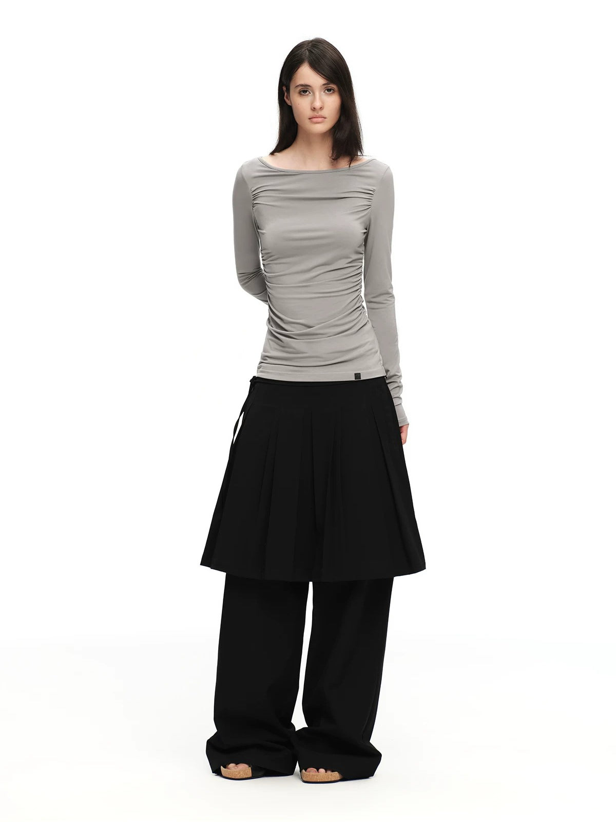 Modal Ruched T-Shirt