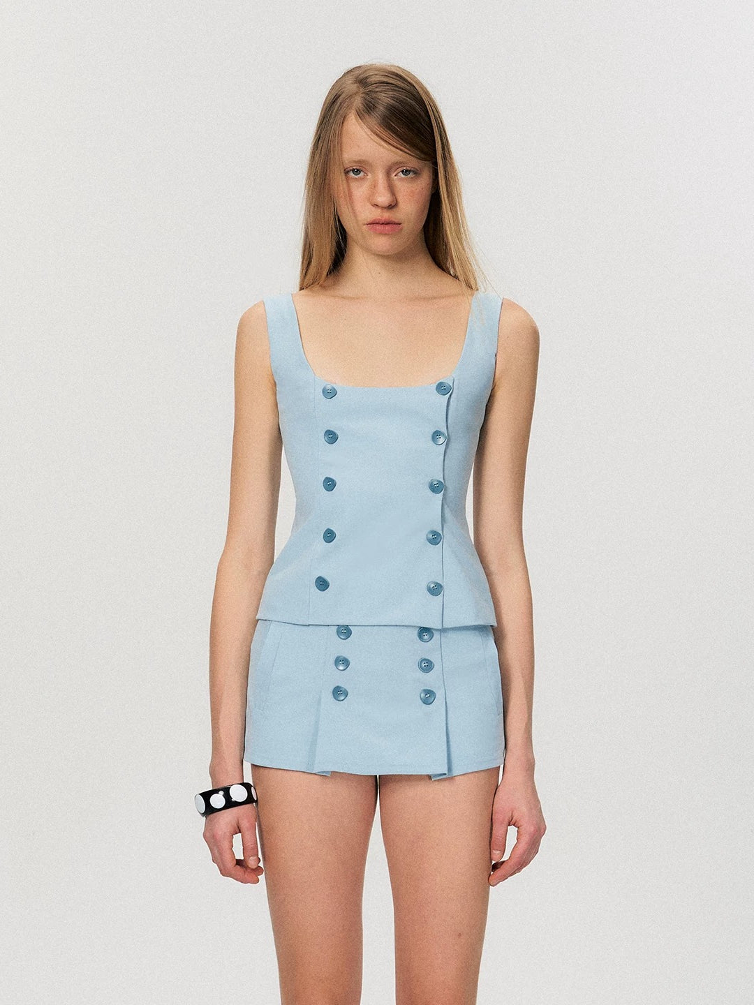 Retro Tailored Skirt Set