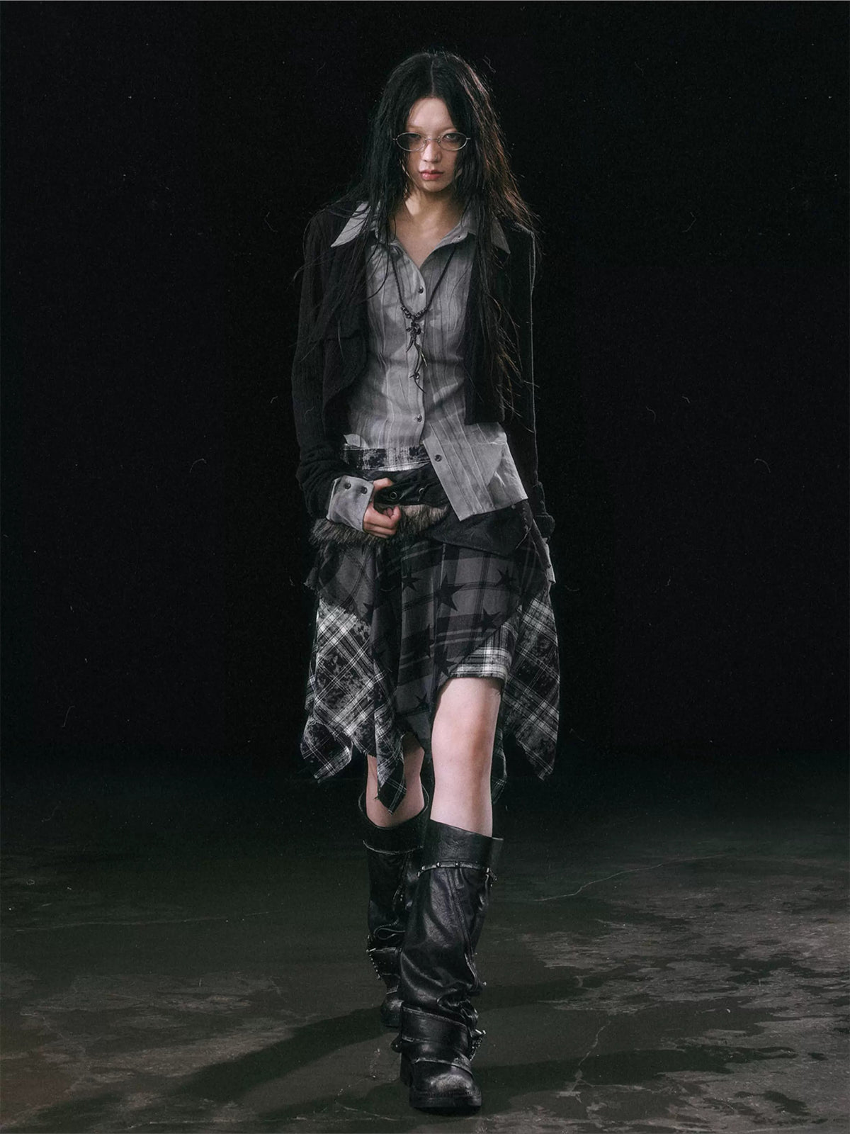Contrast Layered Shirt