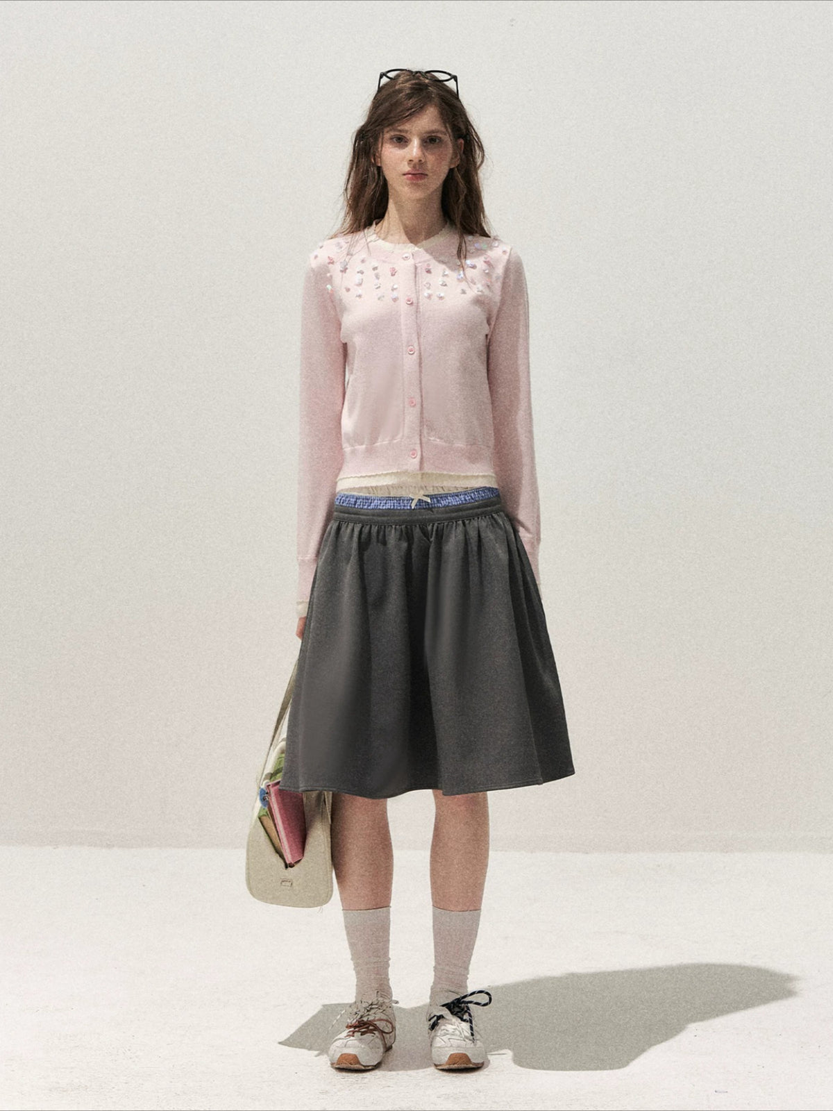 Ballet Pleated A Line Skirt