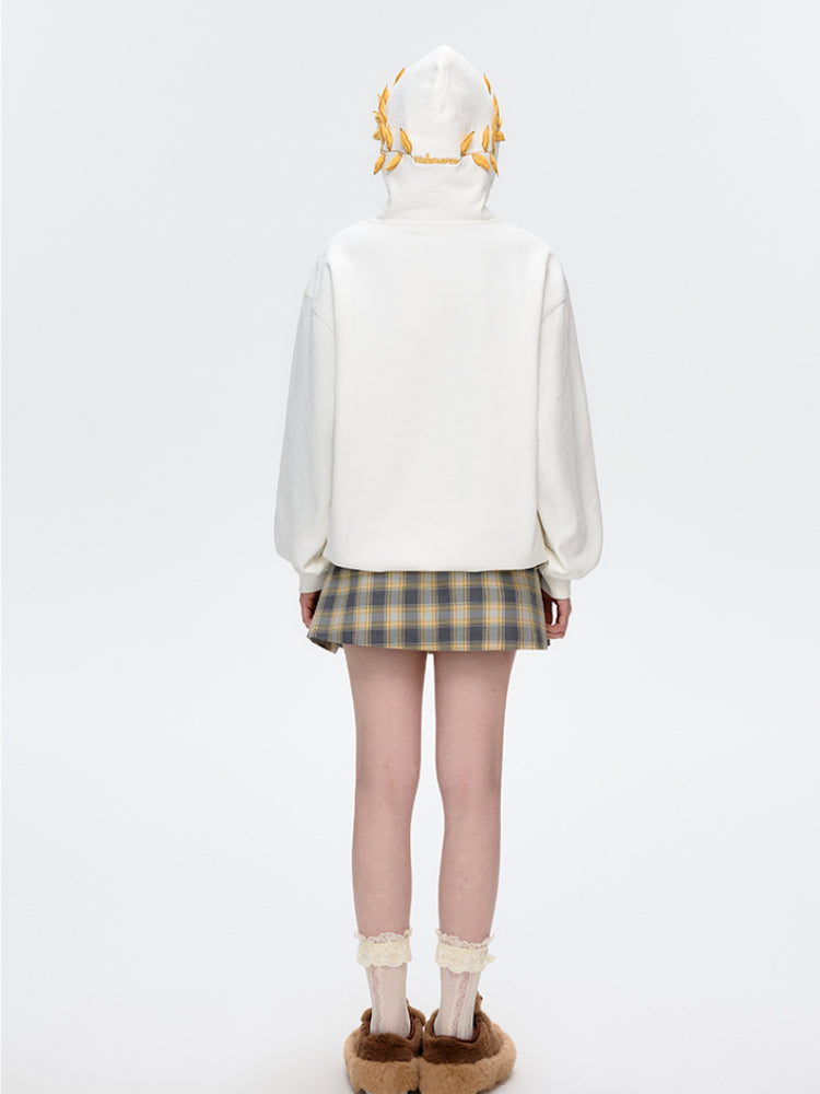 Illustrated Hoodie Sweatshirt