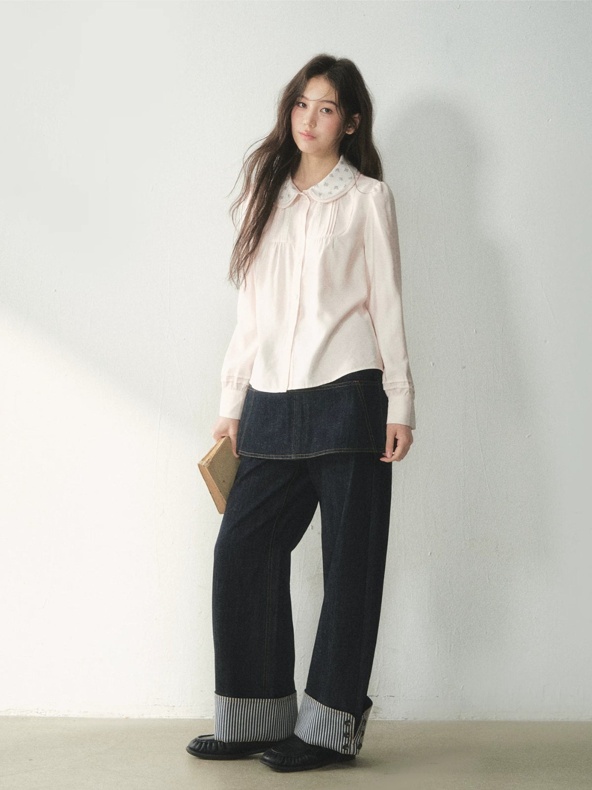 Floral Double Layer Shirt