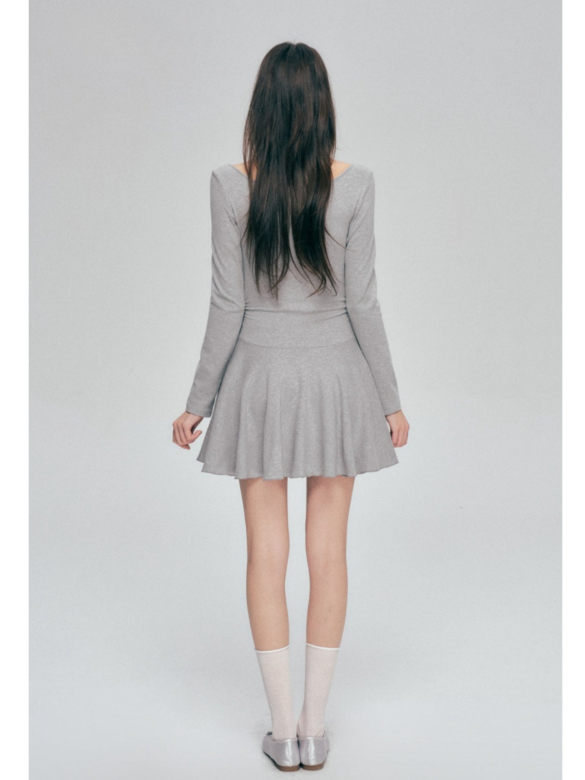 Square Neck A-Line Dress