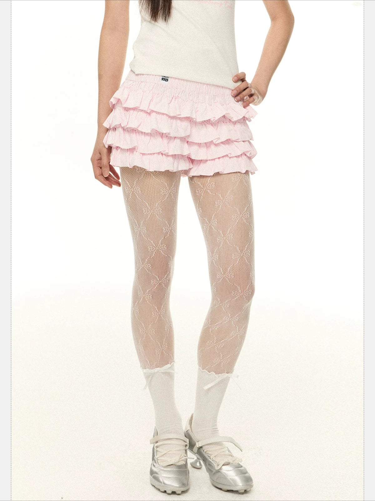 Layered A-Line Skirt Shorts