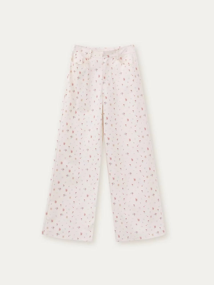 Floral Straight Leg Pants