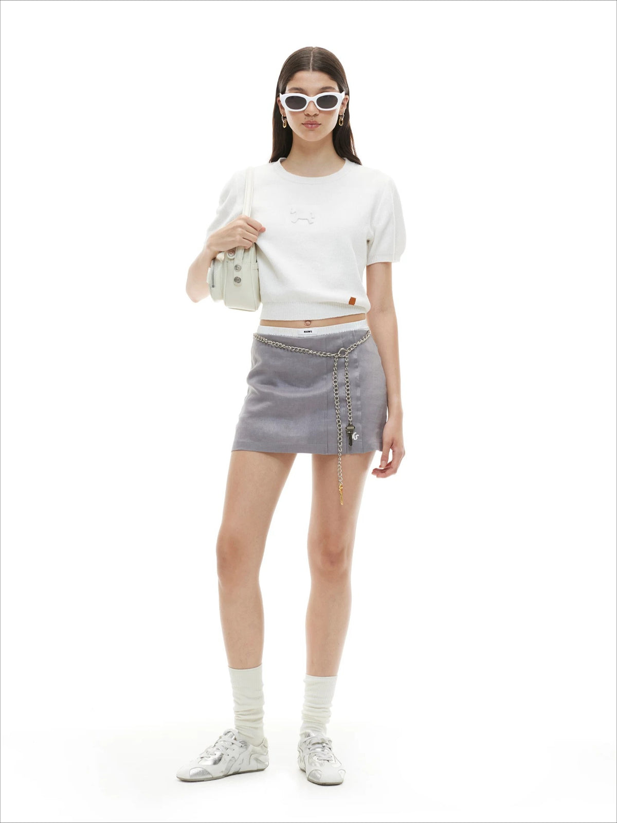 Club Badge Mini Skirt