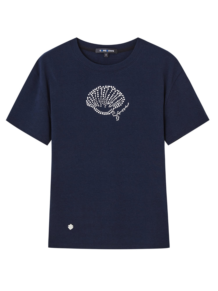 Slim-Fit Lazy Half-sleeve T-shirt