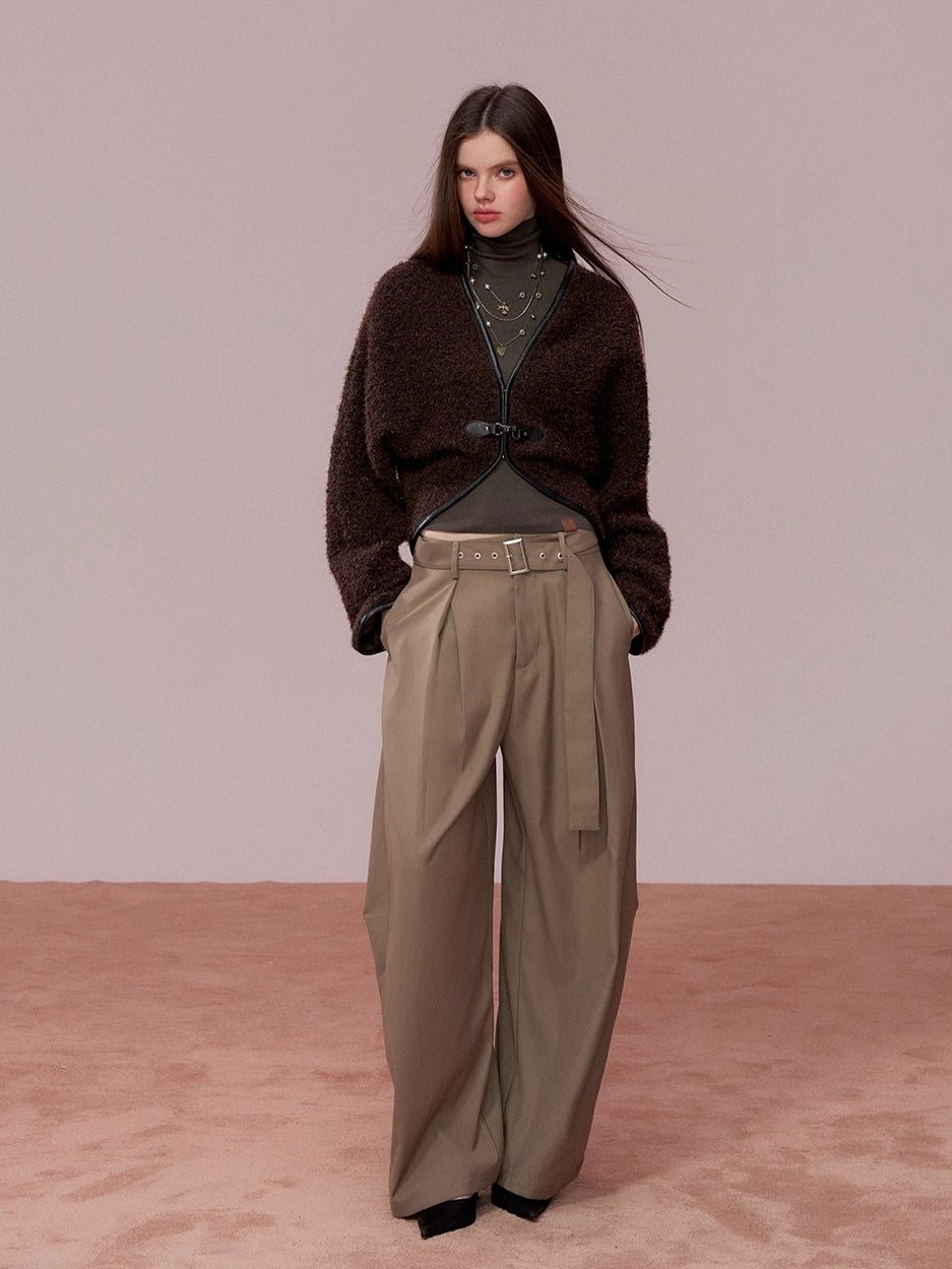 High Neck Sleeveless Knit Top