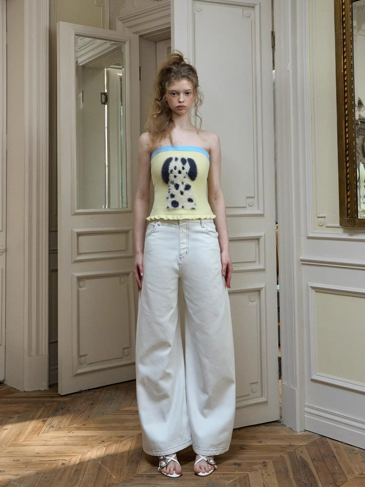 Faux Fur Dog Tube Top