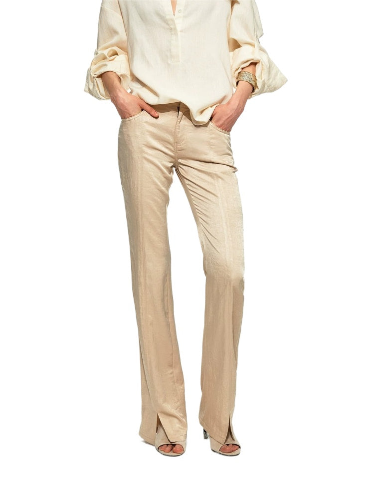 Satin Flare Pants