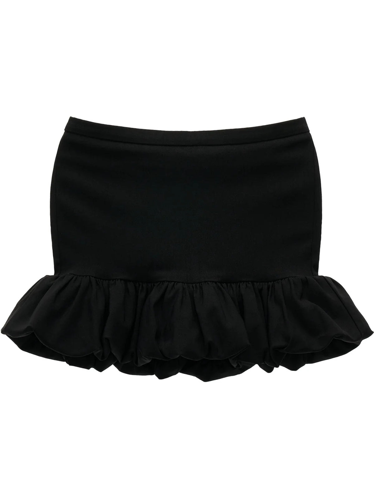 Ruched Tulip Bodycon Mini Skirt