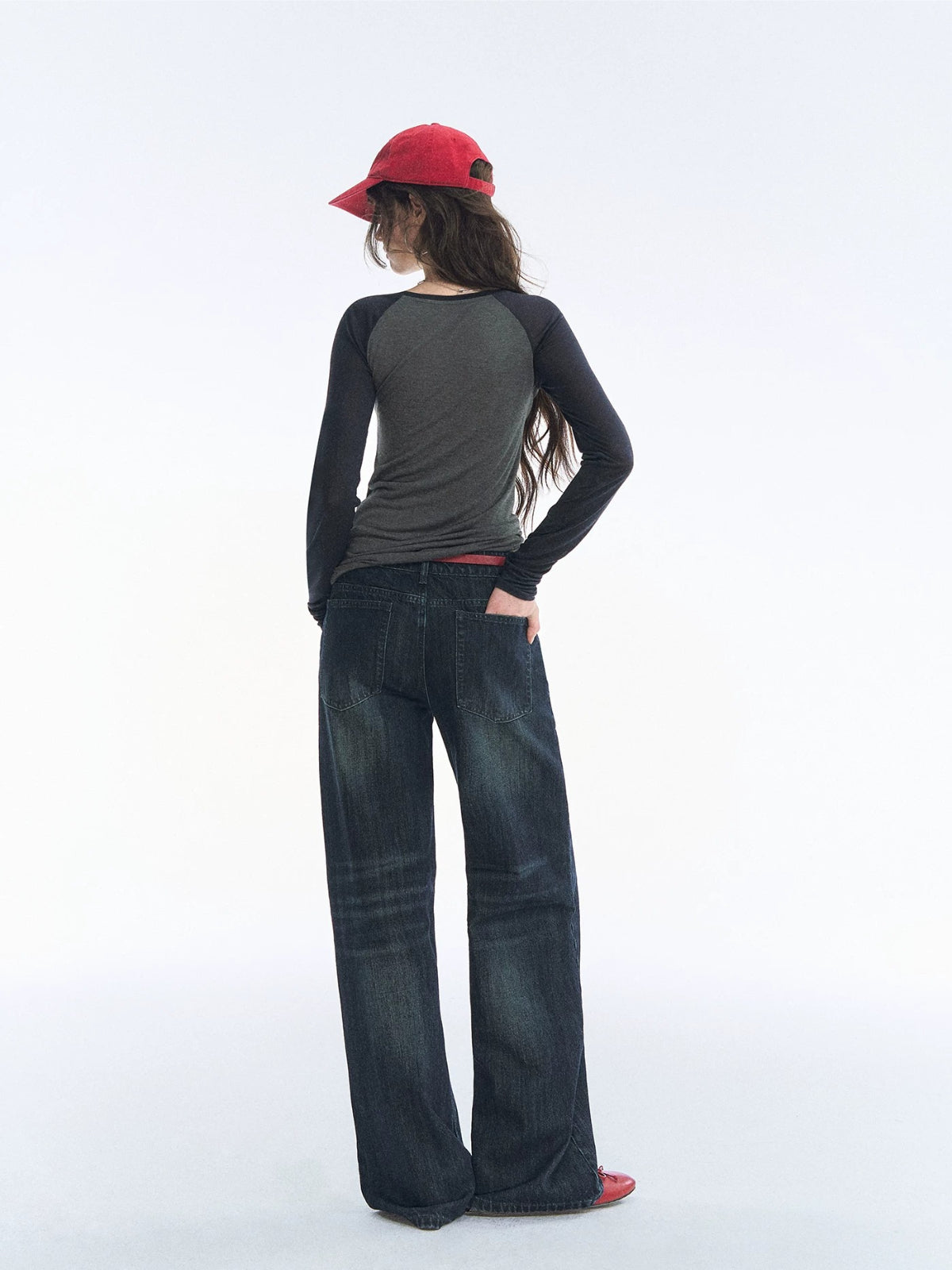 Rhinestone Raglan Top