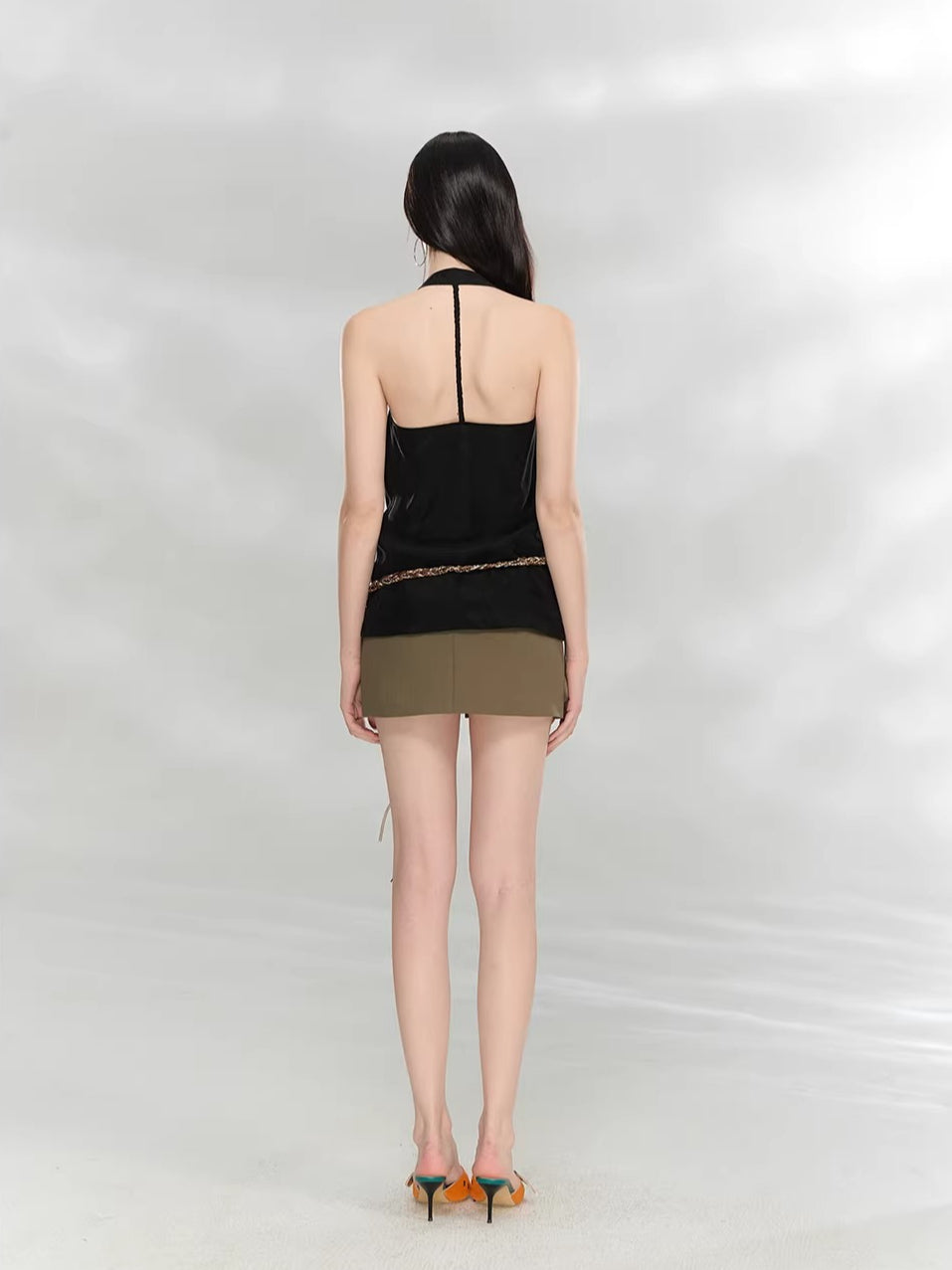 Draped Halter Top