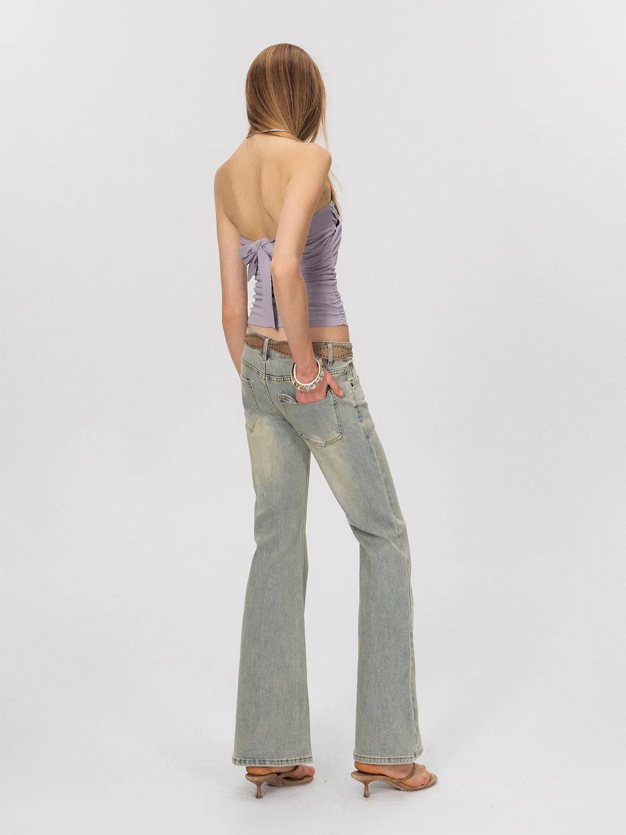 Crystal Twist Bandeau Top