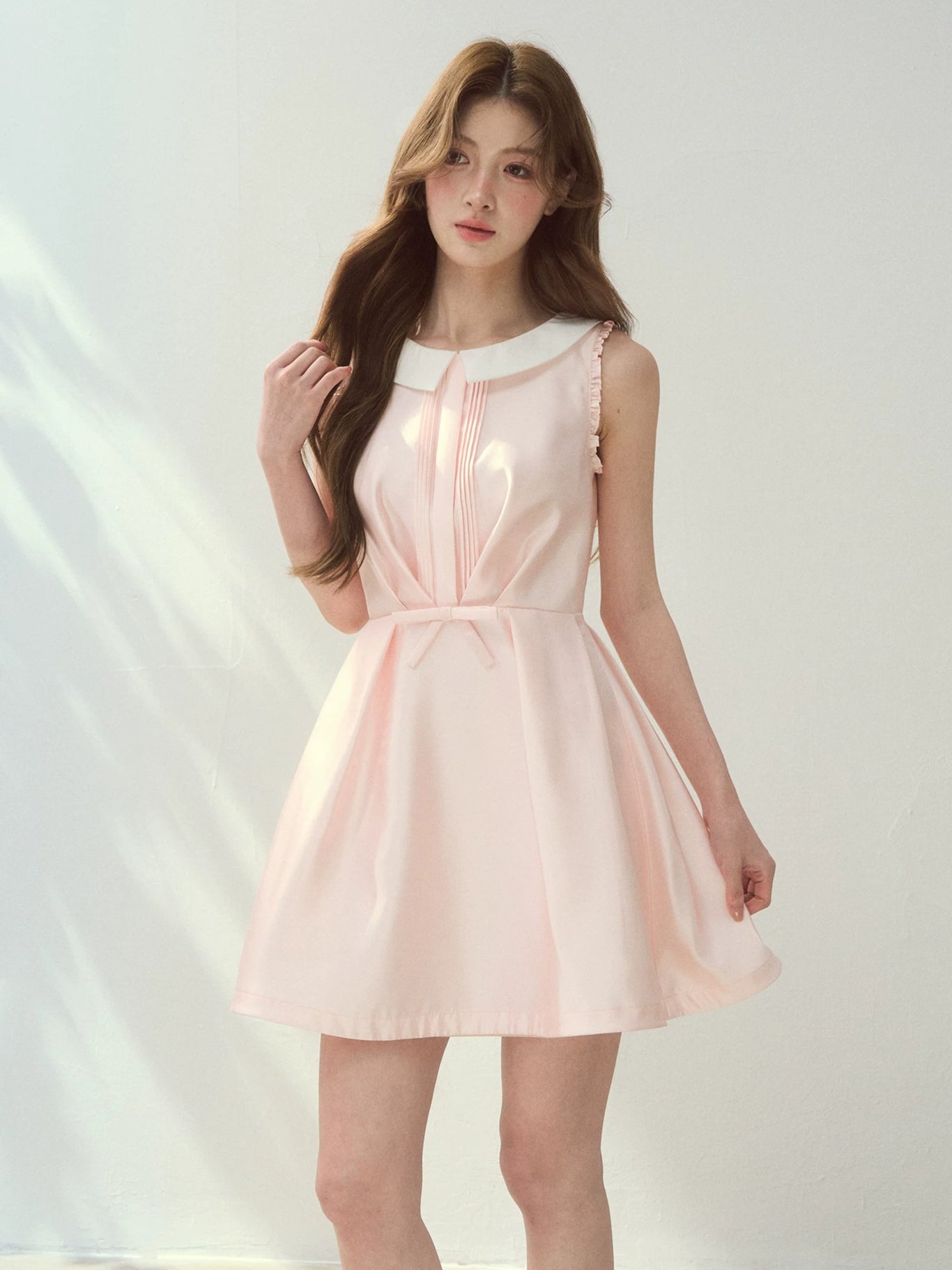 Pink & Blue Pearl Holiday Dress