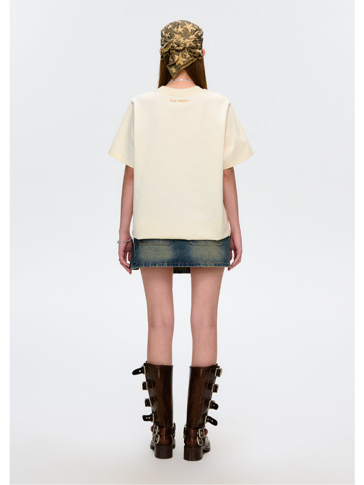 Skipping Bear Crew Neck T-shirt