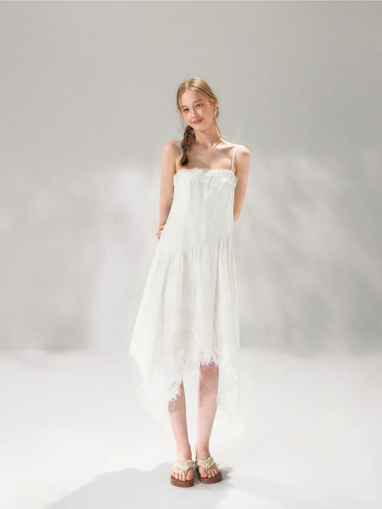 Lace Hem Slip Dress