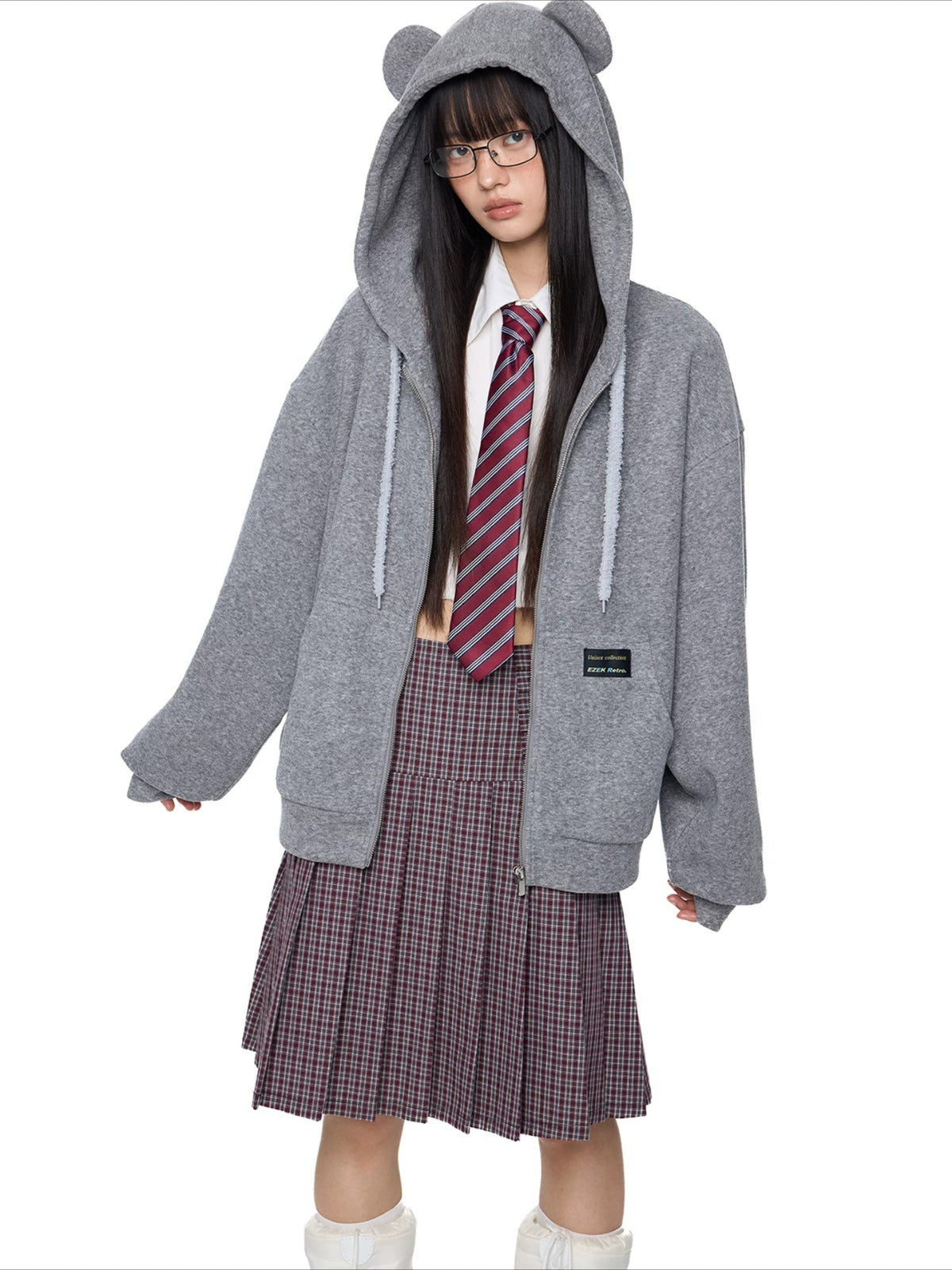 Bear Ear Hoodie Jacket